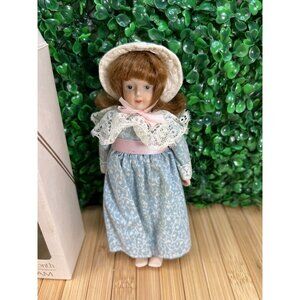 Vintage Gorham Dolls of the Month OCTOBER 1983 PORCELAIN DOLL With Box 7"